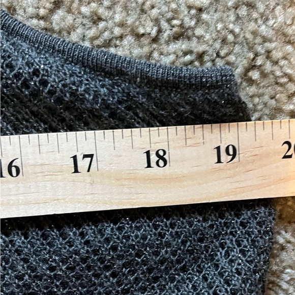 Eileen Fisher Metallic Sleeveless Wool Sweater size XL - Picture 7 of 11